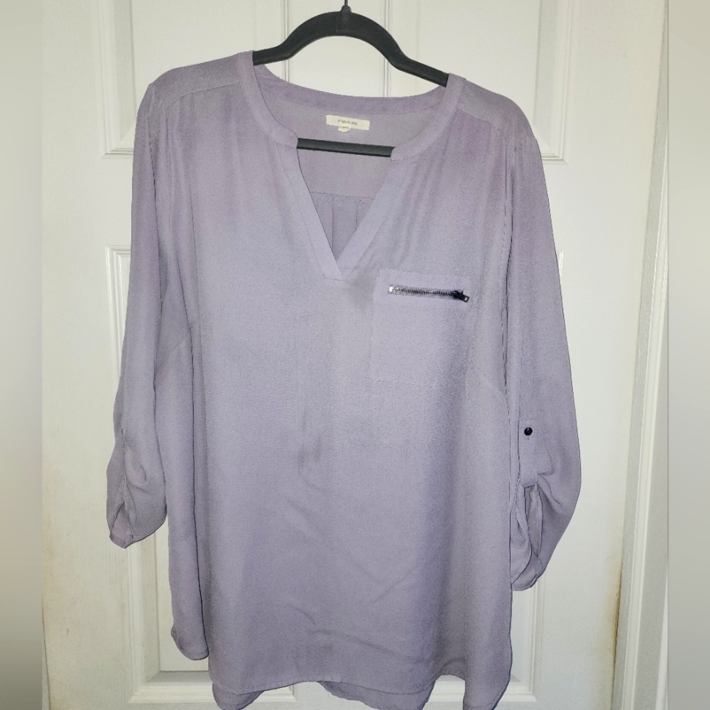 Maurices blouse, Size 1, light purple